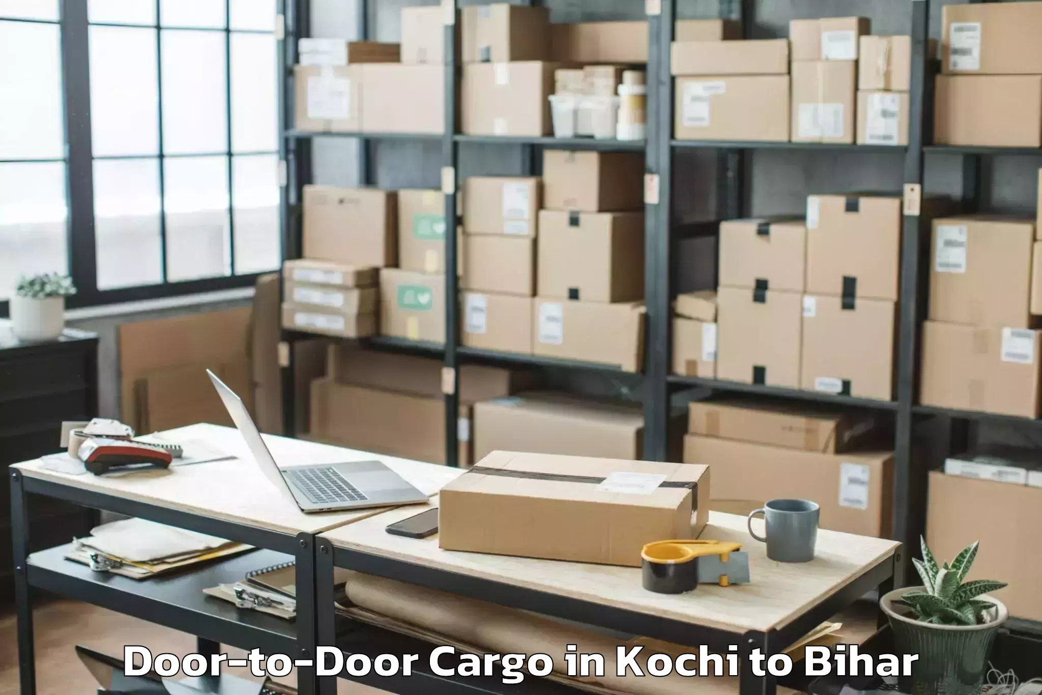 Professional Kochi to Laheriasarai Door To Door Cargo